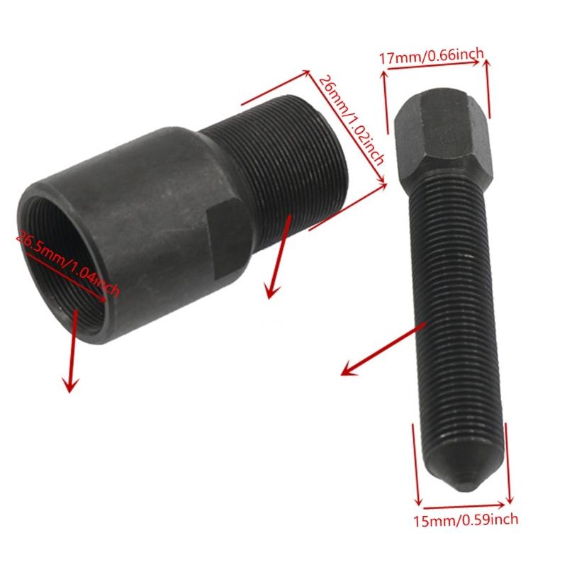 Magneto Flywheel Puller 24mm 27mm for GY6 50CC 125CC 150CC ATV Scooters Dirt Bike Motorcycle Engine Repair Maintenance