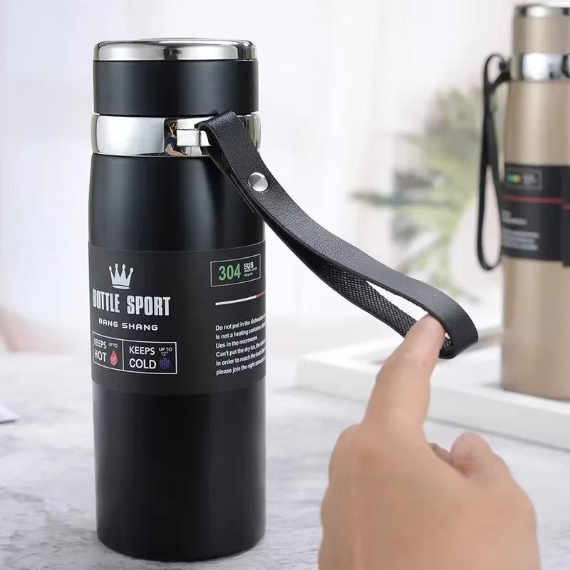1L Thermal Water Bottle Keep Cold and Hot Water Bottle Thermos for Water Tea Handheld Vacuum Flasks Stainless Steel Coffee Bottl