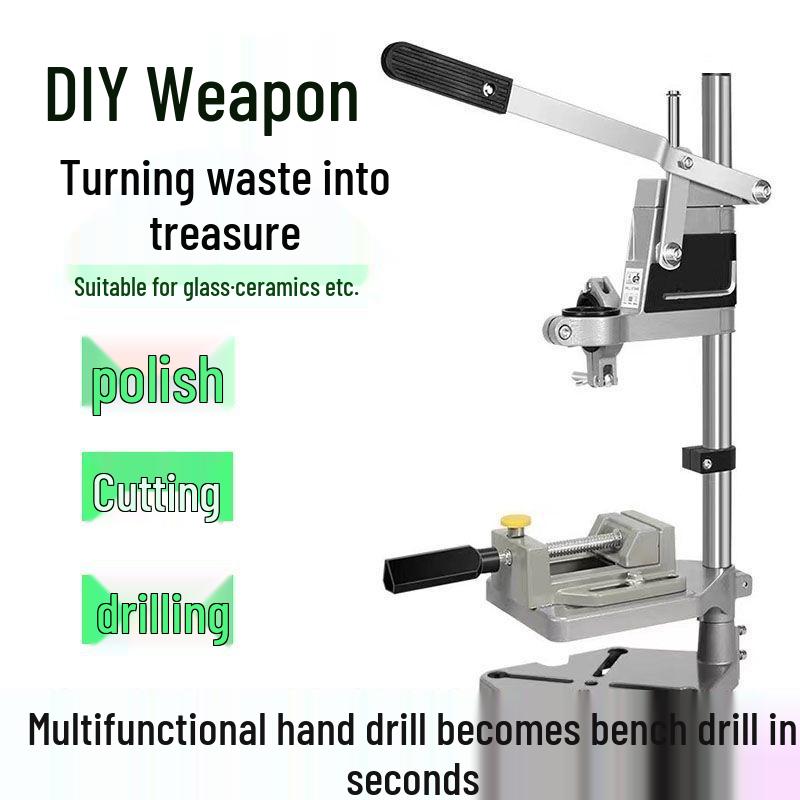 Multifunctional Wine Bottle Glass Cutting & Drilling Stand for Flower Pots - Ceramic Workbench