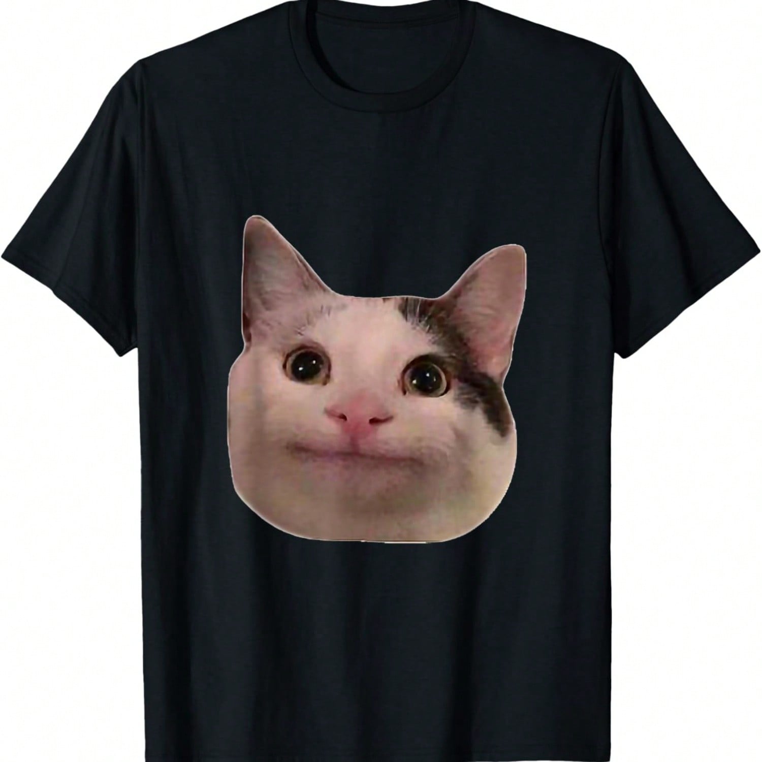 Happy Cat Meme T-Shirt S разноцветный