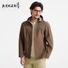 Zhuangji Men's Wear-Resistant Four-Way Stretch Hooded Jacket