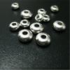 100pcs/set Handmade Silver Stainless Steel Spacer Beads DIY Tool Bracelet Components Jewelry Making
