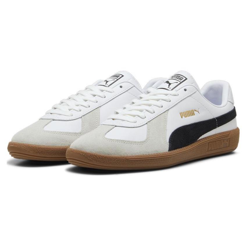 New PUMA Army Trainer Low Top Skateboard Shoes Unisex White Gray Black 386607-21