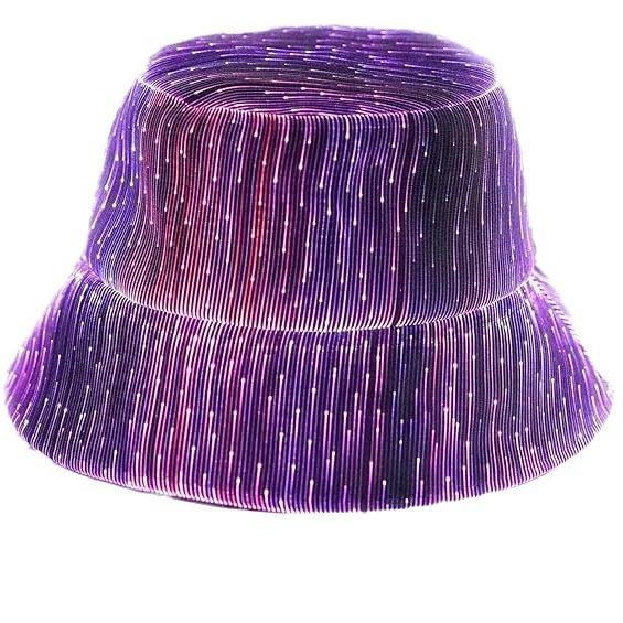 Fashionable Cool Luminous Bucket Hat New Trendy Outdoor Flashing Led Light up Hat