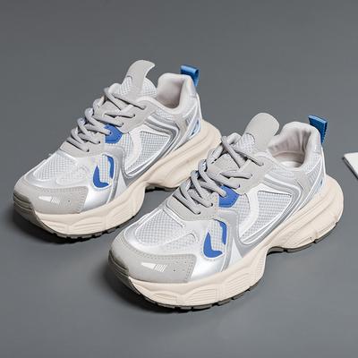 Platform Dad Shoes Women's 2025 New Mesh Heightened Platform Casual Sports Shoes Versatile Retro Women's Shoes 1103