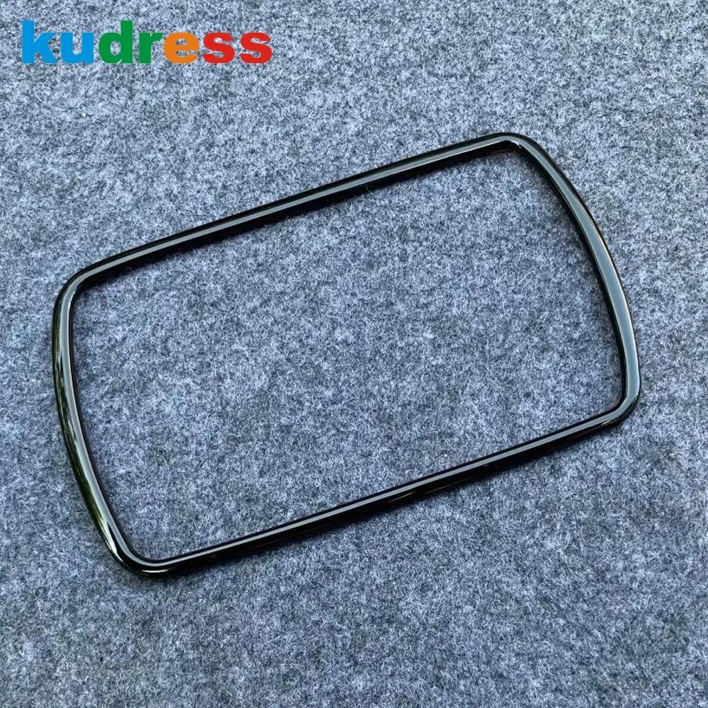 

For Honda Fit Jazz Carbon Fiber Car Rear Roof Reading Light Lamp Panel Cover Trim Interior Mouldings Accessories ABS Black