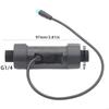 L9BE 5V Water Turbines Generator Innovative Small Generator with 1/4 Thread for Home & Outdoor Hydroelectric Projects