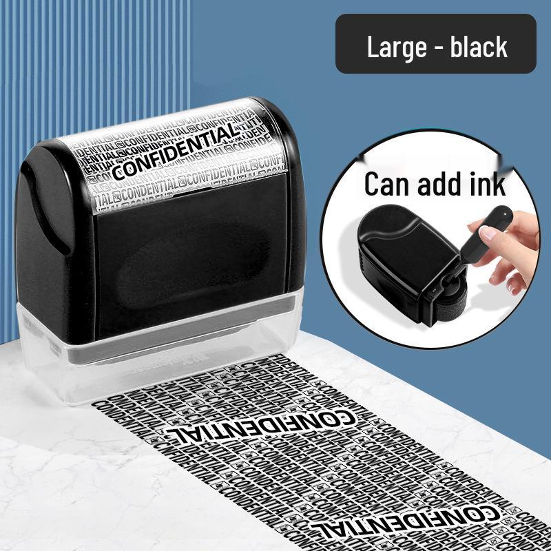 Roller Privacy Stamp with Anti-Leakage Cover