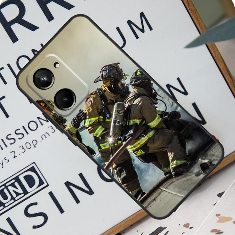 

Чехол пожарный пожарный для Realme 12 11 10 9 Pro Plus GT5 GT Neo 6 C55 C53 C51 C35 C33 C30 C25s C21Y C31 C67 Realme C31