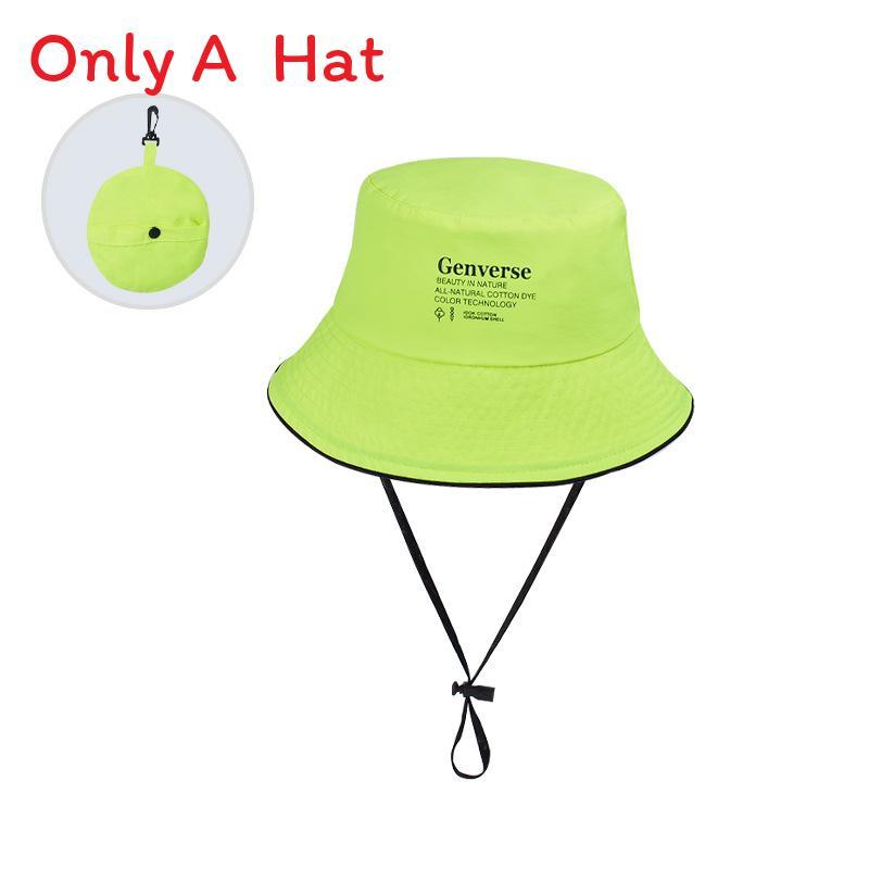 Outdoor Sun Protection Fisherman Hat With Large Brim For Men Women In Nylon 2024