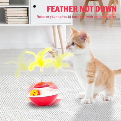 Cat Ball Teaser Toy Interesting Pet Catch Tumbler Pet Accessories (B)