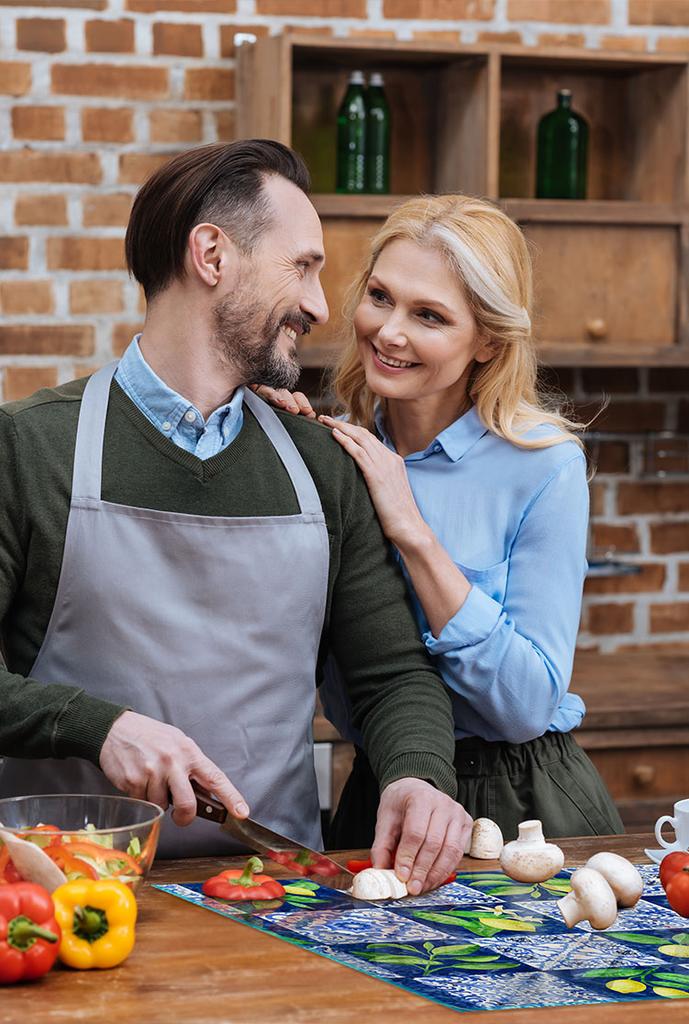 SZKLANA PŁYTA OCHRONNA NA KUCHENKĘ 70x52 MOZAIKA