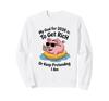 Relaxed Pig Sunglasses Pool Party Summer Vacation Sweatshirt