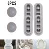 Toilet Lid Accessories Brand New Toilet Seat Buffers Pack-white Stop Bumper Seat Bumpers Top Cover Cushion Adhesive Pads Toilet