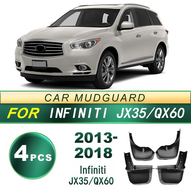 Infiniti JX35/QX60 (2013-2018) Soft Rubber Mud Flaps Upgrade