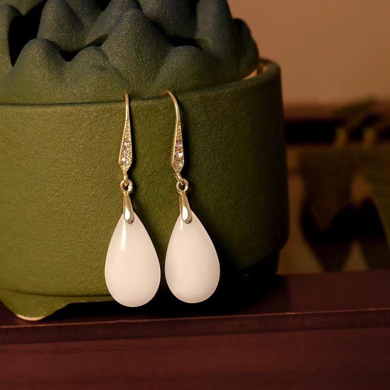 Fashionable Retro Water Droplet Earrings And Earrings