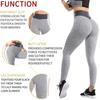 Einfarbig Push-Up-Leggings Frauen Fitness Kleidung Blase Yoga Hosen Frau Hohe Taille Workout Dünne Leggings