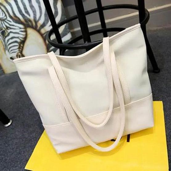 Women's Large Capacity Bag Nylon Canvas Bag Simple Waterproof Oxford Cloth Handbag Casual Single Shoulder Bag