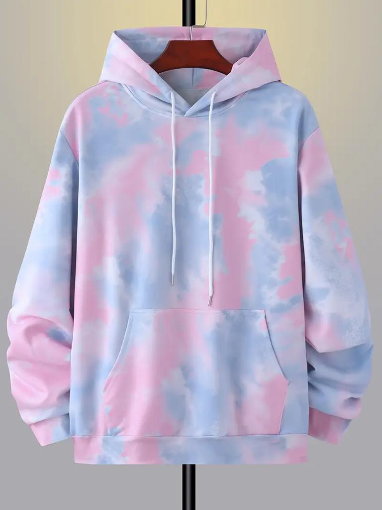 2026 Fashion 3D Printed Color Pattern Men's Hoodie Casual Loose Design Pullover Top Street Harajuku Y2k Men's Hoodie