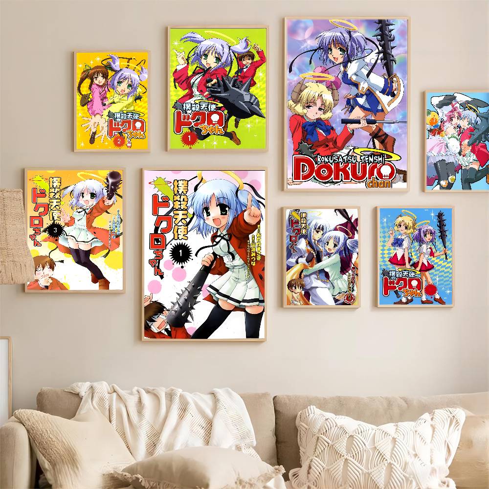 B-Bokusatsu T-Tenshi Dokuro-chan Good Quality Prints and Posters Waterproof Paper Sticker Coffee House Bar Posters Wall Stickers