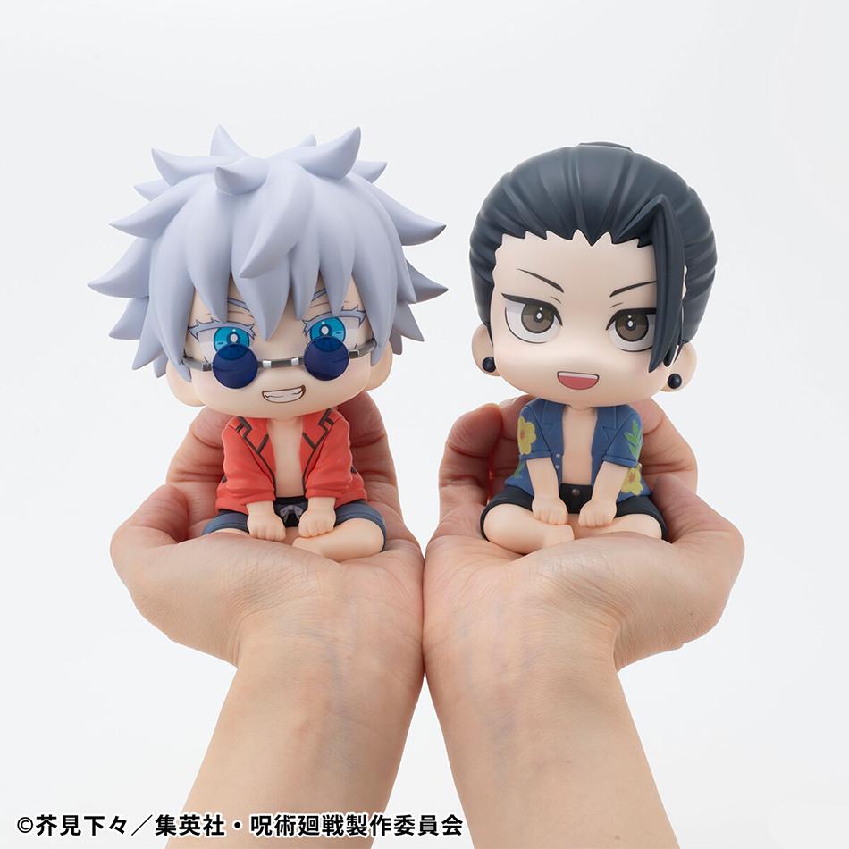 Jujutsu Kaisen Anime Figures Geto Suguru Gojo Satoru Doll Okinawa Ver. Collection Toy for Children Q Version Doll 10cm PVC Model