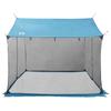 Camping Tarp with Mesh Walls Blue 340 x 260 x 220 cm