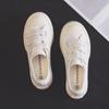 Women Shoes Spring and Autumn Velcro Canvas Shoes Student Running White Shoes Comfortable Casual Shoes