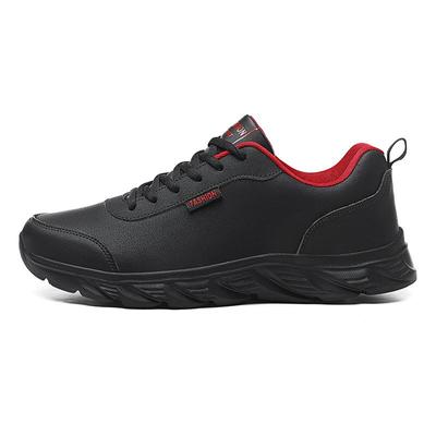 Große Herren-Outdoor-PU-wasserdichte Casual-Sport-Fitness-Laufschuhe