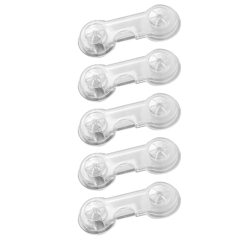 10pcs Baby Safety Locks Punch Free Child Lock for Drawer Cabinet Refrigerator Transparent