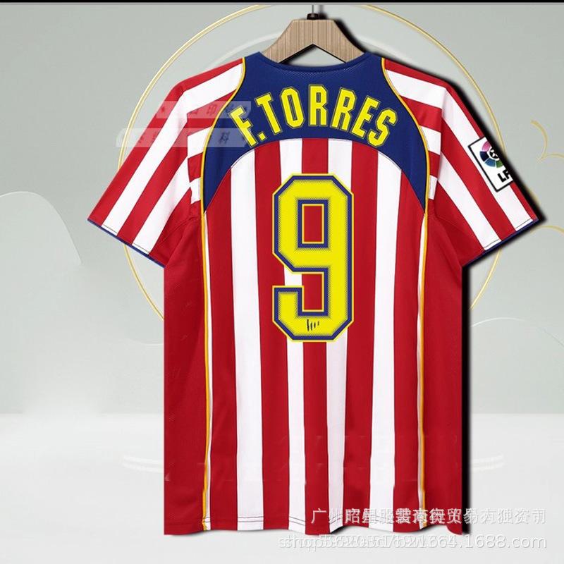 Vintage football jersey 0405 season Atletico Madrid LFC98 France 06 France 0708 Manchester United football jersey with print