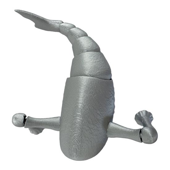 3D Printed Sea Creature Toy Deep Sea Animal Figurine with Movable Joints Articulated Mythical Ocean Predator Model Decoration Ocean Lovers Gift