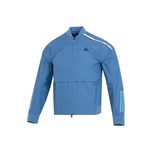 adidas Striped Sports Casual Woven Jacket for Men, Blue XL синий