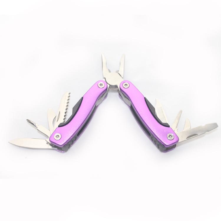 Pinces Pliantes Multifonctionnelles en Acier Inoxydable - Cadeau Compact avec Manche en Aluminium pour le Camping et l'Autodéfense