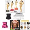 Damen Taillentrainer Neopren Gürtel Sauna Schweiß Body Shaper Bauchkontrolle Schlanker Mit Wissenschaftlichem Design Und Rückenstütze