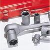 Kohken 3/8" (9,5 mm) Fyrkantigt Industriellt Spärrhandtag D3753J 200mm Total Längd