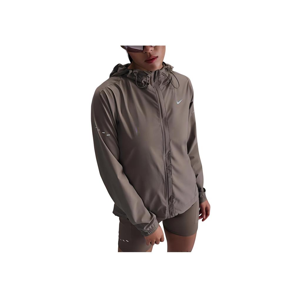 Nike Swift Repel Hooded Fashion Soft Breathable Jacket Women Jackets Mink-Brown HQ0651-214