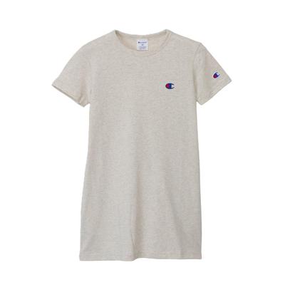 Short Sleeve Crew Neck Shirt Cotton Binder Logo Size 120 Kids' Dress, 100% USA, Neck, One-Point Embroidery, Basic, Oatmeal, (CK-Z331/CK-T305)