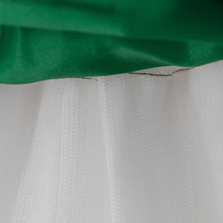 Children Christmas Dress Luxury Girl Christmas Outfits Sleeveless Mesh Bow Tutu Fashions Green Elegant Festive Party Princess Dress