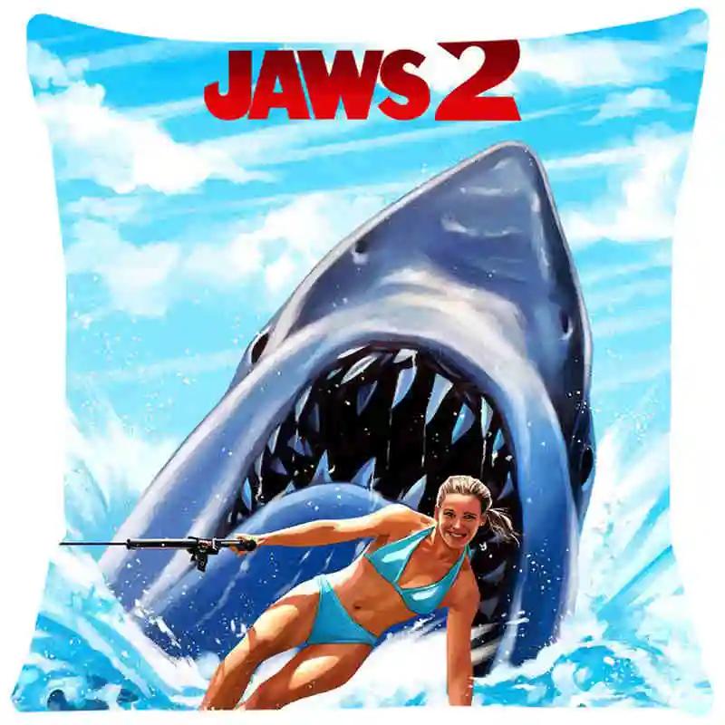 Hai Film Kissenbezug Wohnzimmer Stills Kissen für Stühle Kissenbezug Heim Dekokissen für Sofa Kissenbezug 243