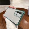 Case for Vivo V23 5G Electroplated Color Border Clear Phone Casing Cover