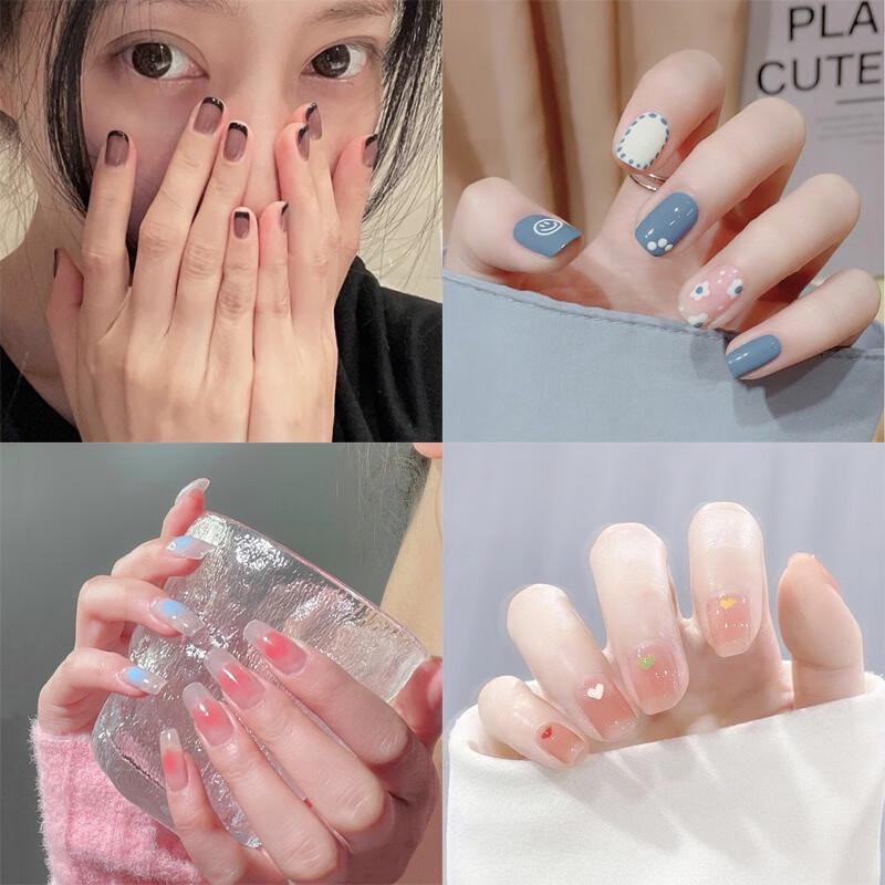 

Fumede Cute Cartoon Frosted Press-On Nails - 5-Box Mixed Set