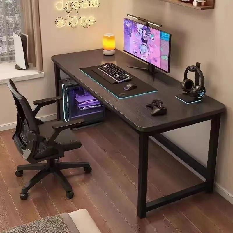 Klappbarer Computertisch, Schreibtisch aus Massivholz, Büroschreibtisch, Schreibtisch für Studenten, 80/100 cm, in zwei Größen erhältlich: Walnuss-/Eichentische