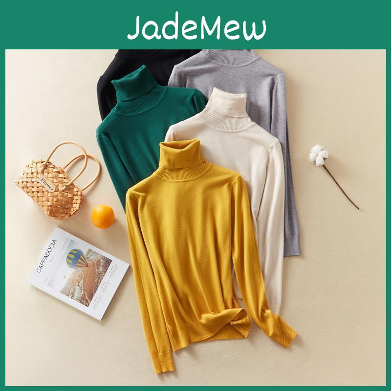 Winter Pull Top Autumn Solid Femme Pullover Thick Knitted Womens Turtleneck Oversize Women Sweater Knit Sweater Pullover Sweater