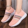 New Fashion Women Sneakers Mesh Breathable Sports Shoes Slip on Flat Anti-slip Woman Walking Shoes Casual Sneakers