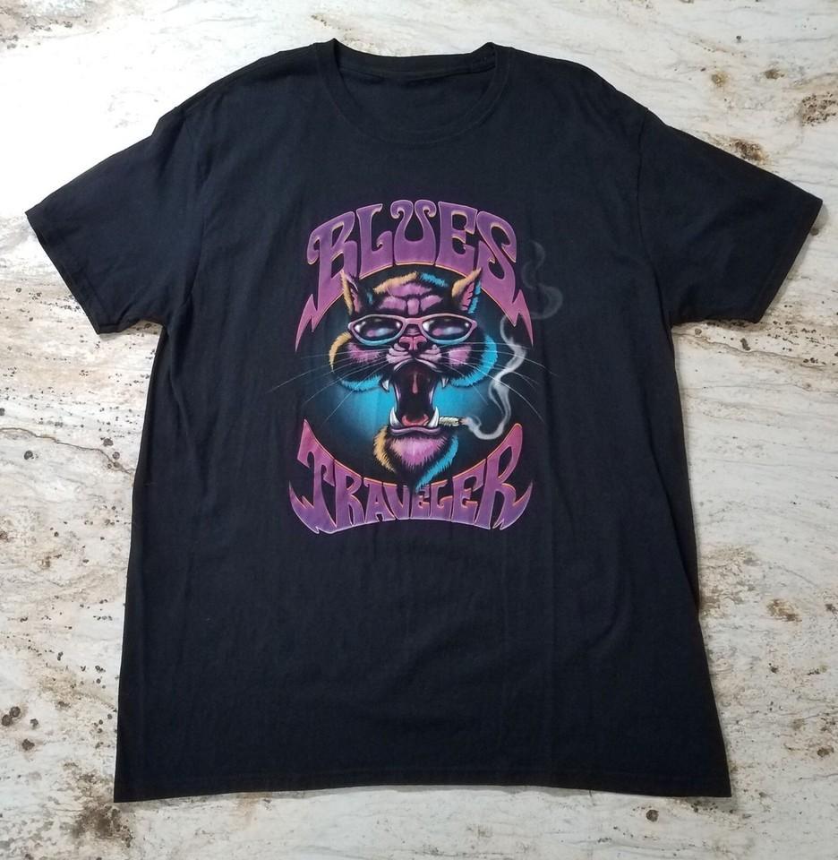 Vtg Blues Traveler Band 2022 Tour Cotton Black All Size T Shirt For Men UR149 XXXL