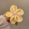 1PC Bowknot Braided Telephone Wire Hair Bands Ponytail Hair Rope Hair Weaving Artifact Elastic Band Hair Rope Hair Accessories