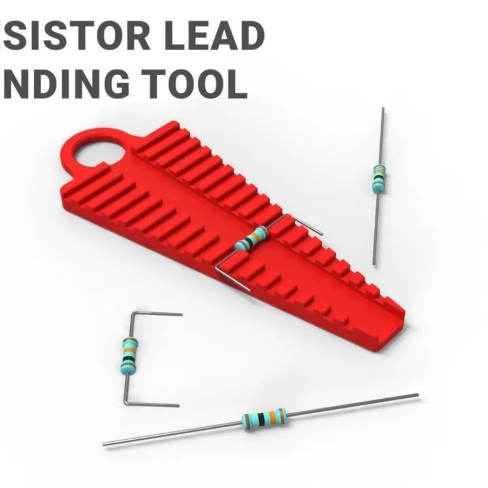 Portable Resistor Lead Bender Multi-function Resistor Lead Accessories Resistor Lead Bending Tool DIY