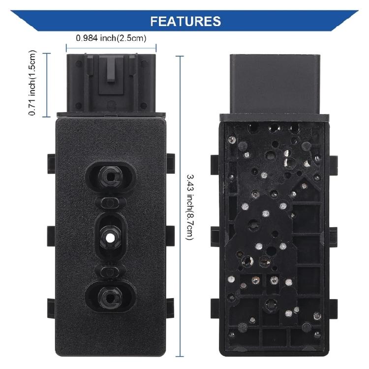 12451495 Car Left 6 Way Power Seat Switch