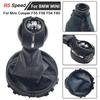 5/6 Speed Manual Car Styling Gear Shift Knob Lever Stick Pen Gaitor Boot Cover Collar 7641999 For Mini Cooper F55 F56 F54 F60