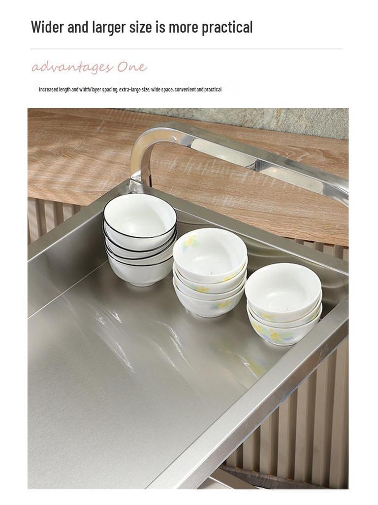 Stainless Steel Restaurant & Hotel Serving Trolley - Mobile Dining, Dessert, Bar, Busboy Cart